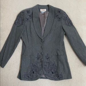 Adam Douglass Adrianna Papell Blazer